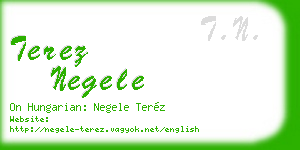 terez negele business card